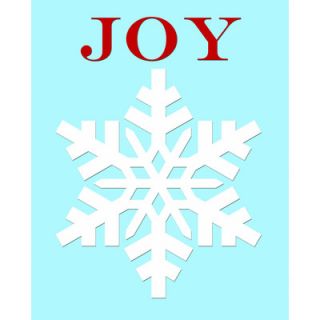 Secretly Designed Snowflake Joy Art Print