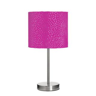 three cheers for girls sparkle velour table lamp