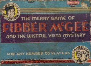 The Merry Game Of Fibber McGee Vintage 1940 