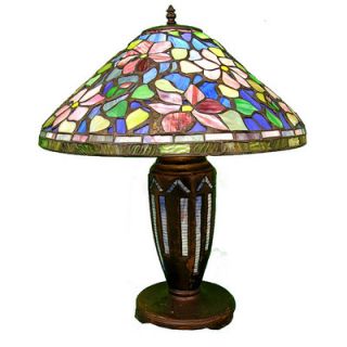 Warehouse of Tiffany Tiffany Style Floral Table Lamp