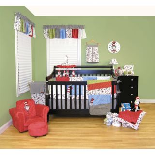 Trend Lab Dr Seuss The Cat in the Hat Crib Bedding Collection