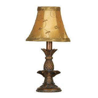 Mario Lamps 05M687 Pineapple Mini Table Lamp, Bronze    