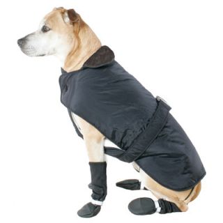 Muttluks Belted Dog Coat in Black