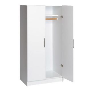 Prepac Elite Garage/Laundry Room Wardrobe Cabinet with Top Shelf and