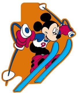 Mickey Mouse Skiing Key Chain Automotive