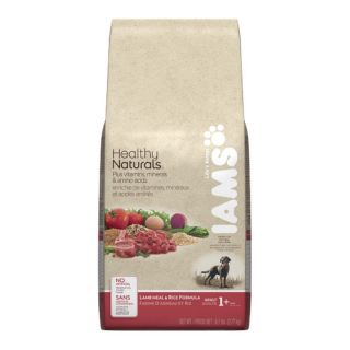 iams healthy naturals adult dry dog food lamb meal and rice 6 1 lb bag
