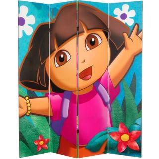 Oriental Furniture Tall Double Sided Dora the Explorer Canvas Room