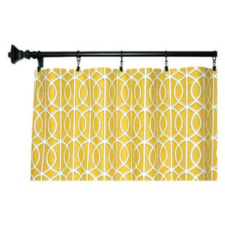 Elisabeth Michael Trellis Cotton Rod Pocket Curtain Single Panel