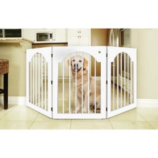 Majestic Pet Products Universal Free Standing All Wood Pet Gate in