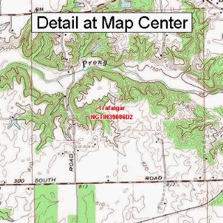 USGS Topographic Quadrangle Map   Trafalgar, Indiana (Folded/Waterproof)  Outdoor Recreation Topographic Maps  Sports & Outdoors