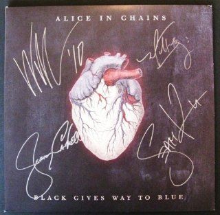 Alice in Chains Autographed Album Entertainment Collectibles