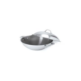 Elite 6.35 Quart Covered Wok with Two Side Handle