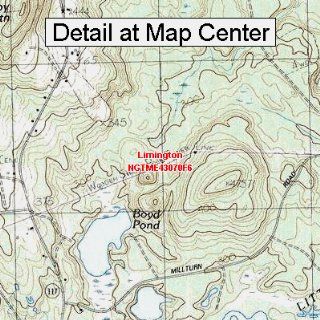 USGS Topographic Quadrangle Map   Limington, Maine (Folded/Waterproof)  Outdoor Recreation Topographic Maps  Sports & Outdoors