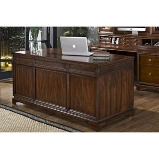 iQuest Furniture Madison Executive Desk with File Drawers