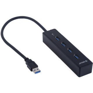 ORICO W8PH4 4   Port Portable USB 3.0 HUB For MAC ,Ultra Book and Windows 8 Tablet PC   Black Computers & Accessories