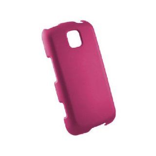 Pink Hard Snap On Cover Case for LG Optimus M MS690 C LW690 Cell Phones & Accessories
