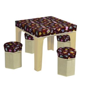 JaBox Kids Square Pack and Play Table
