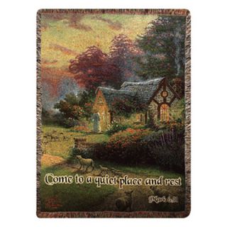 Manual Woodworkers & Weavers Good Shepherds Cot Verse Tapestry Cotton