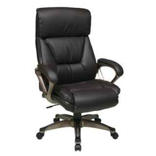 Office Star 28 Executive Eco Leather Chair with Spring Seat and