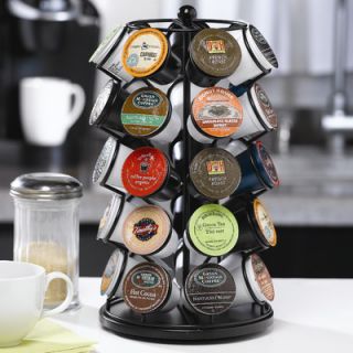 Nifty Home Products Carousel for 35 K Cups in Powder Coated Black