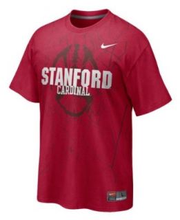 Stanford Cardinal Crimson Nike 2011 Official Football Practice T Shirt Clothing