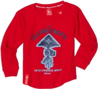 LRG   Kids Boys 8 20 Long Sleeve Chemical Living Thermal Shirt, Red, Large Clothing
