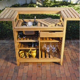 Kingsley Bate Outdoor Teak Party Bar