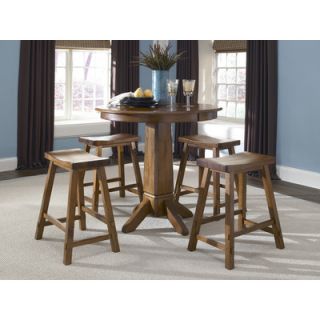Liberty Furniture Creations II Casual Dining Pub Table in Tobacco