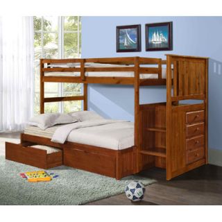 Donco Kids Twin / Full Standard Bunk Bed with Underbed Drawer and