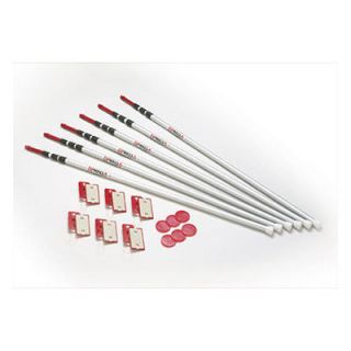 ZipWall 12’ Spring Loaded Pole 4 Pack Kit with Carry Bag