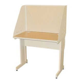 Pronto Laminate Desk Carrel with Lockable Raceway