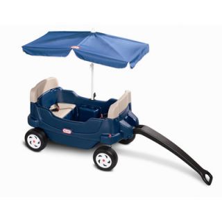 Little Tikes Cozy Crusin Wagon Ride On with Umbrella