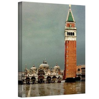Art Wall Venice Piazza France by George Zucconi Painting Print on
