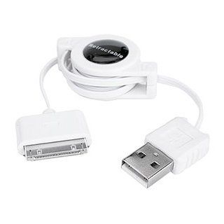 inspiretech iPod iPhone iTouch Retractable Dock to USB Connector   Players & Accessories
