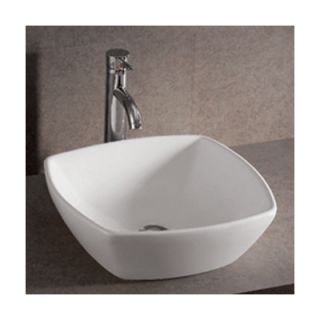 Whitehaus Collection Isabella Single Bowl Bathroom Sink   WHKN4019 WH