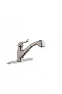 Elkay LK4000CR SINGLE HANDLE PULL OUT FCT CR   Touch On Kitchen Sink Faucets  