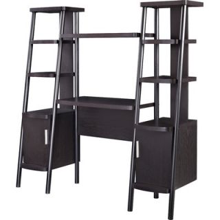Altra Furniture Ladder Bookcase Towers with Desk