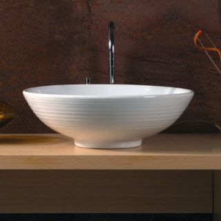 WS Bath Collections Ceramica Vessel Sink in White   LVO 500