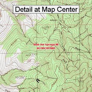 USGS Topographic Quadrangle Map   Dixie Hot Springs NE, Nevada (Folded/Waterproof)  Outdoor Recreation Topographic Maps  Sports & Outdoors