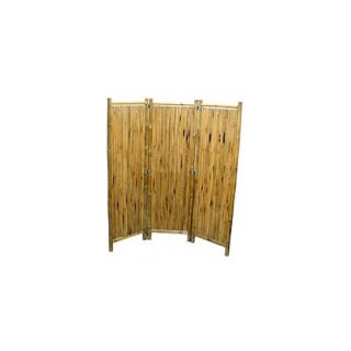 63 x 60 Natual Bamboo 3 Panel Room Divider