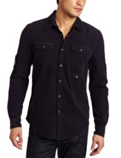 Joe's Jeans Men's Relaxed Corduroy Shirt, Marine, Small at  Mens Clothing store