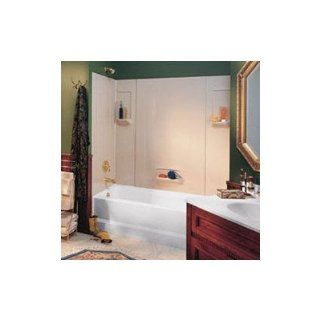 Swanstone TW 32 010 High Gloss Five Panel Tub Wall Kit, White Finish   Bathtub Walls And Surrounds  