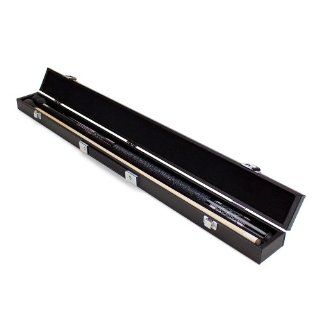 Pro Style Billiards Cue With Black Wooden Case   Great Quality  Standard Darts  Sports & Outdoors