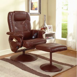 Comfort Products Relaxzen Leisure Reclining Heated Massage Chair with