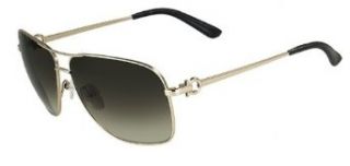 Salvatore Ferragamo SF 108 718 Gold 61mm Sunglasses