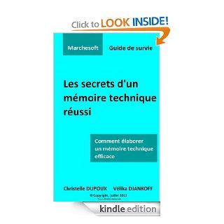 Les secrets d'un mmoire technique russi (French Edition) eBook Christelle DUPOUX, Vlika DJANKOFF Kindle Store