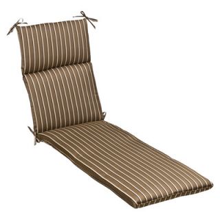 Pillow Perfect Outdoor Sunbrella Fabric Chaise Lounge Cushion