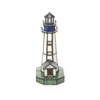 Lite Source Nautical Villager Tiffany Lighthouse Accent Lamp