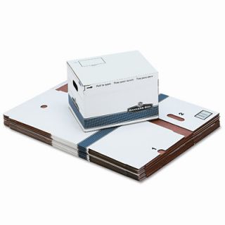BANKERS BOX Stor/File Storage Box, Letter/Lgl, 12w x 15d x 10h, White