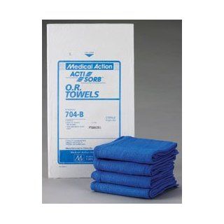PT# 702 B PT# # 702 B  Towel OR Actisorb Cotton 17x26" Blue Sterile 40Pk/Ca by, Medical Action Industries Industrial Products